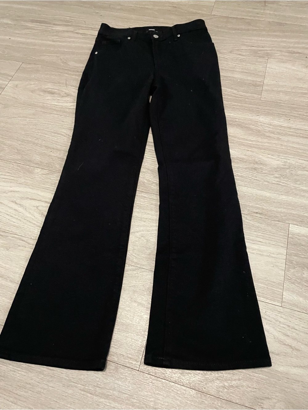 Express Black Boot-Cut Jeans